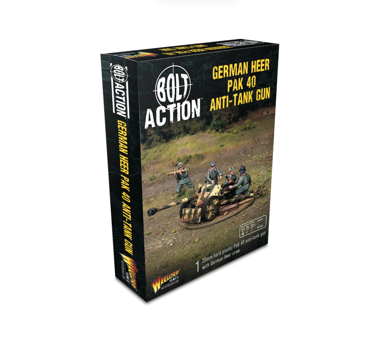 German Heer Pak 40 Anti-Tank Gun